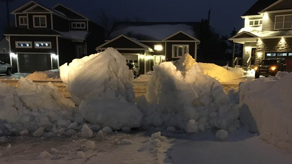 Boulders of ice