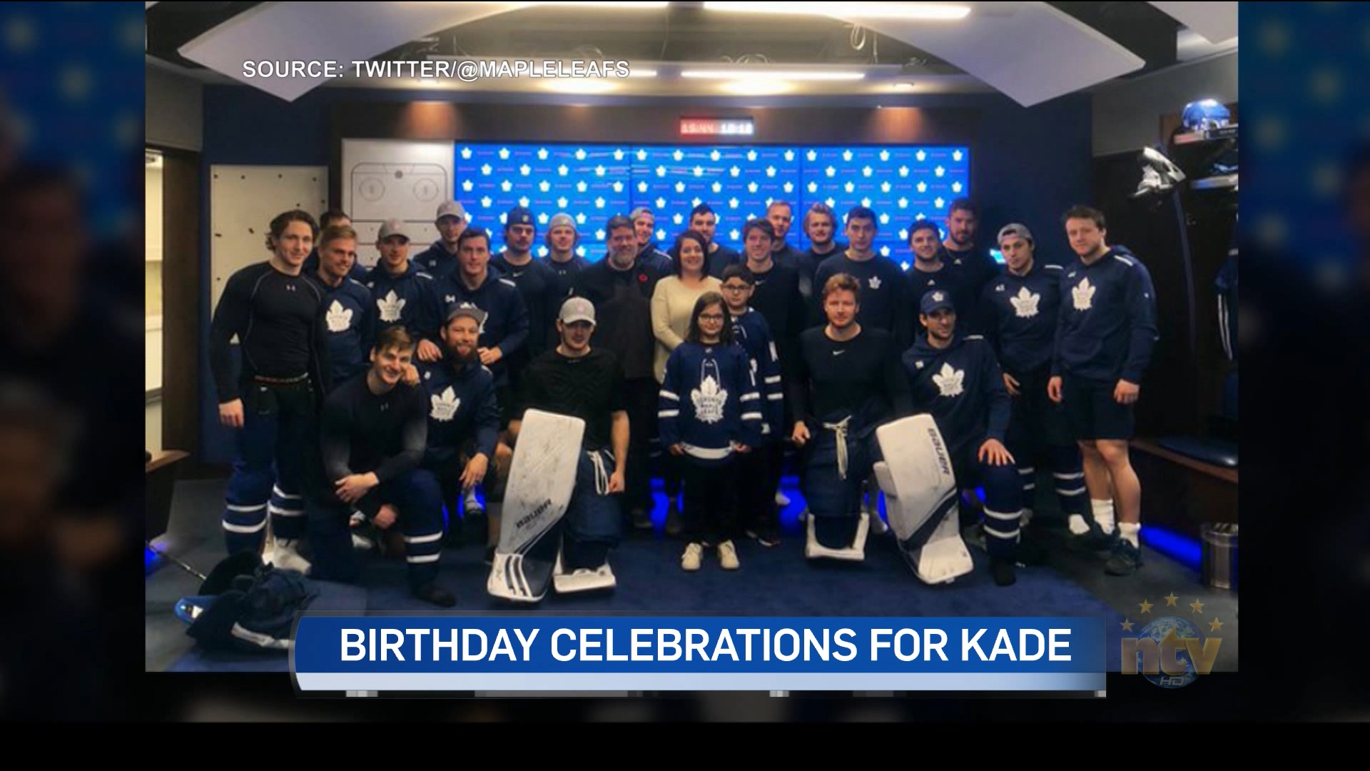 Corner Brook boy gets birthday gift of a lifetime from Toronto Maple Leafs - NTV News